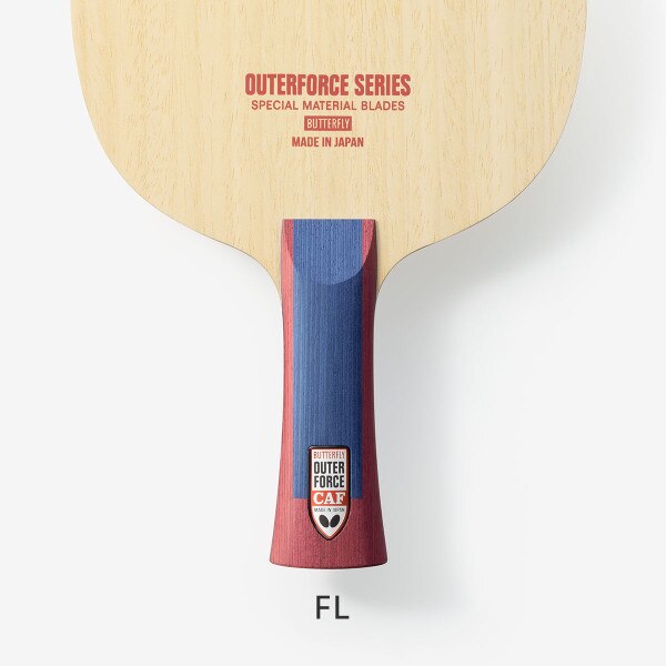 Butterfly Outerforce CAF Table Tennis Blade - Flared Handle